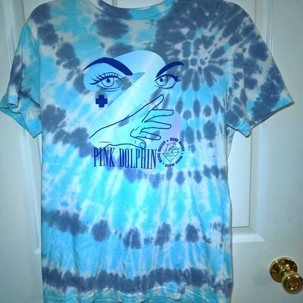 Pink Dolphin Tee Shirt Small